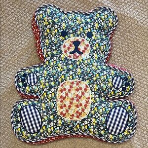 Teddy Fresh Floral Bear Cushion/Pillow